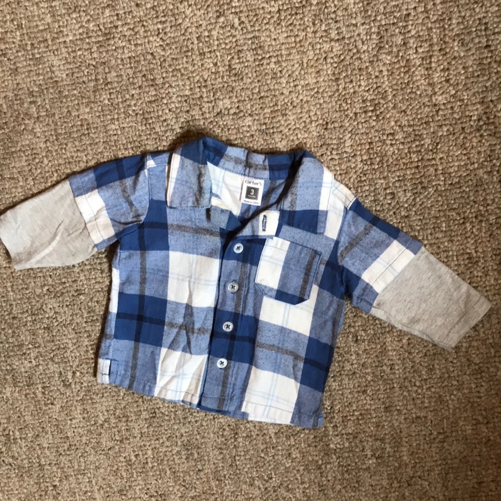 Carter’s Baby boy 3 month collared button down